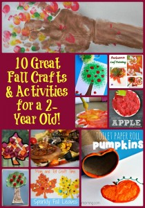 10 Great Fall Crafts &amp; Activities for a 2-Year Old! - Sunshine Whispers