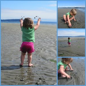 Double Bluff Beach with Toddler