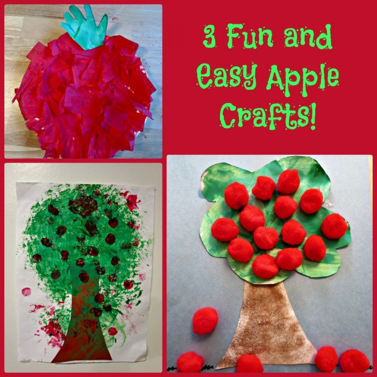 3 Fun and Easy Apple Crafts!