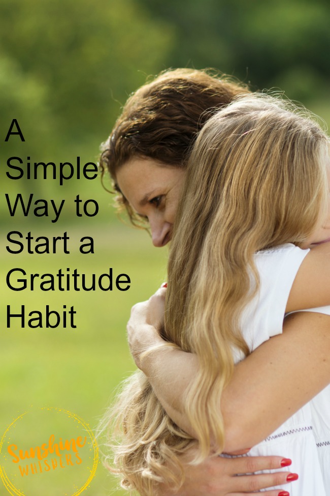 start a gratitude habit