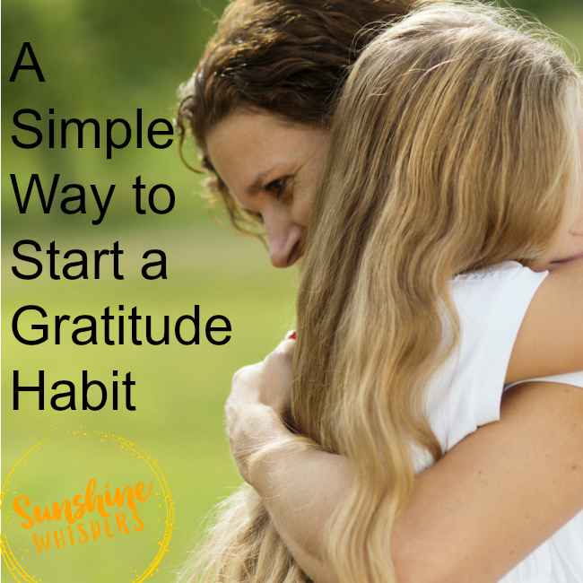 start a gratitude habit