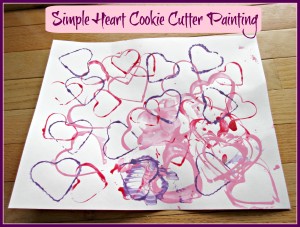Cookie Cutter Heart Crafts for Kids