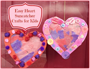 Heart Suncatcher Crafts for Kids