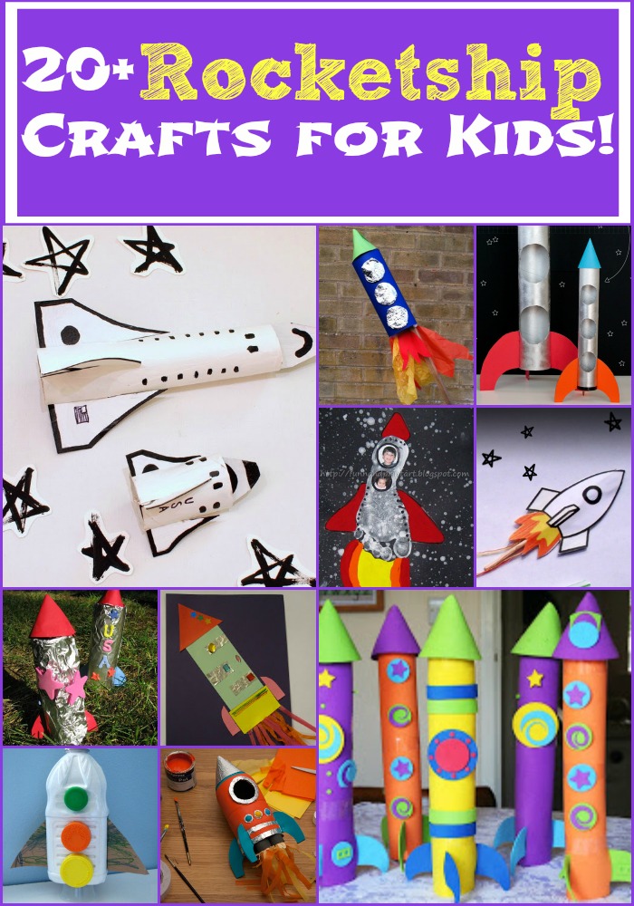Rocketship Crafts for Kids