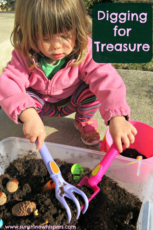 Digging for Treasure Activities for Toddlers
