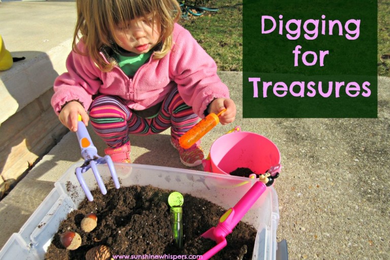 Digging for Treasure Activities for Toddlers
