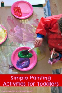 Simple Painting Activities for Toddlers