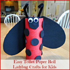Easy Toilet Paper Roll Ladybug Crafts for Kids
