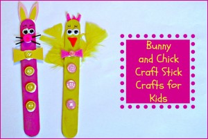 Bunny and Chick Crafts for Kids