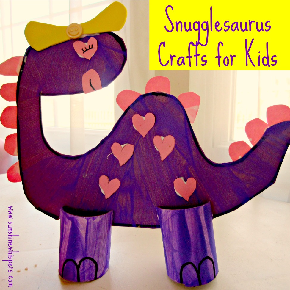 snugglesaurus dinosaur crafts for kids