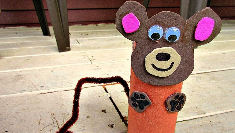 Monkey Zoo Animal Toilet Paper Roll Crafts for Kids