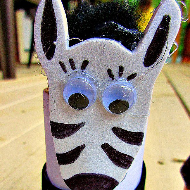 zebra zoo animal toilet paper roll crafts for kids