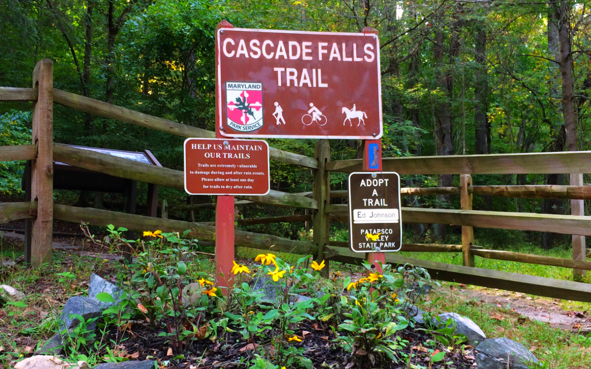 cascade falls trailhead
