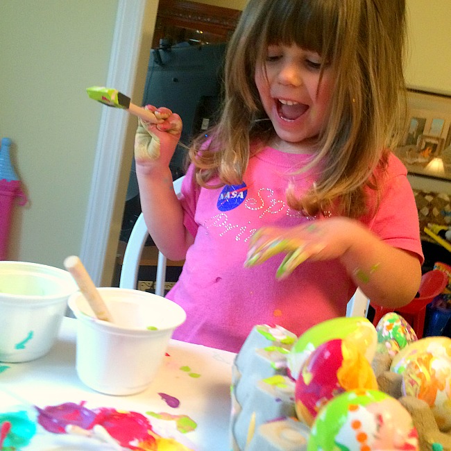 easy painted easter egg crafts for kids