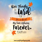 Give Thanks to the Lord 1