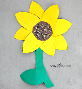 Sunflower-Craft-for-Elementry-Ages artsy momma