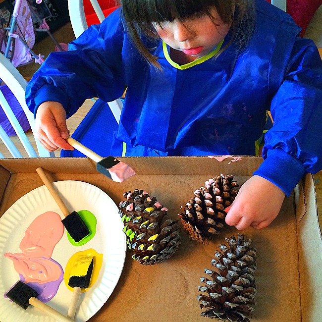pine cone crafts for kids