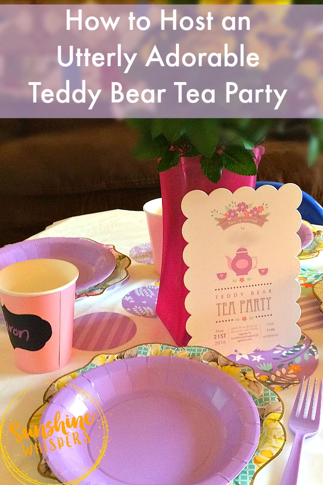 teddy bear tea party