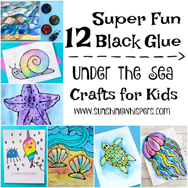 black glue under the sea crafts
