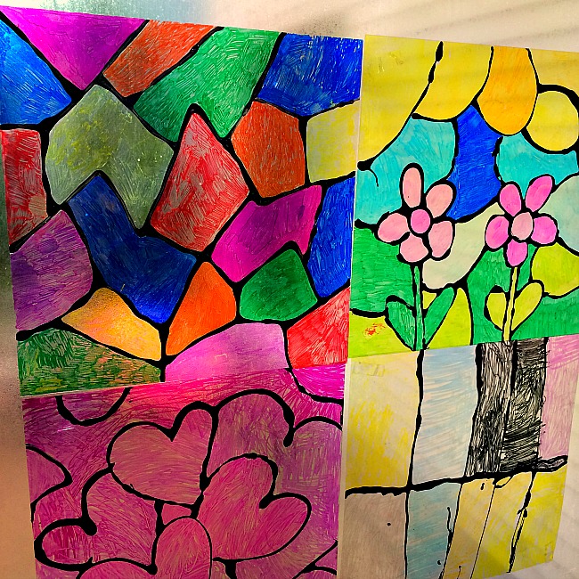 stained glass window craft