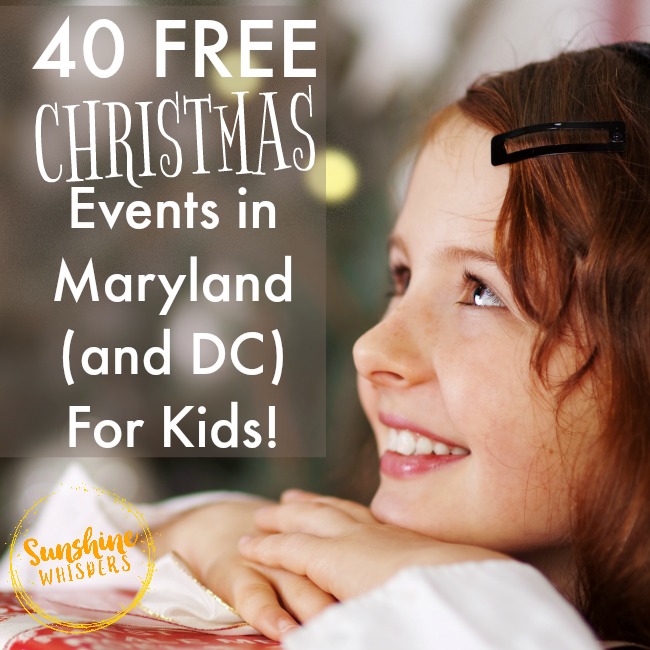 free christmas events in maryland
