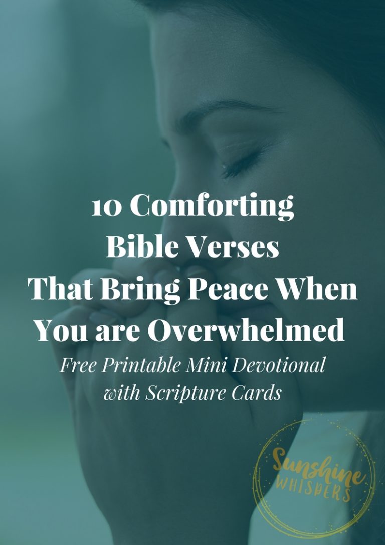 10 Comforting Bible Verses That Bring Peace When You Are Overwhelmed