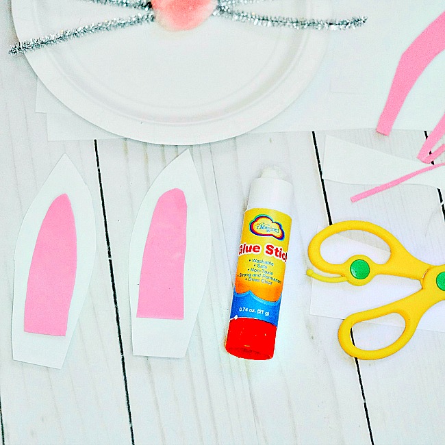 Easter Bunny Paper Plate Craft for Kids