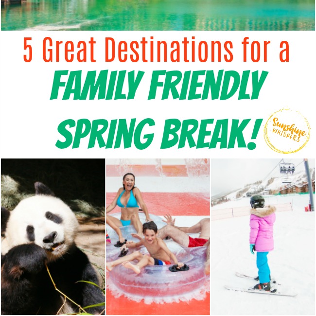 5 Great Destinations for a Family Friendly Spring Break