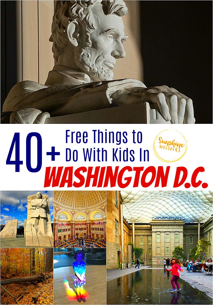 free things to do with kids in DC