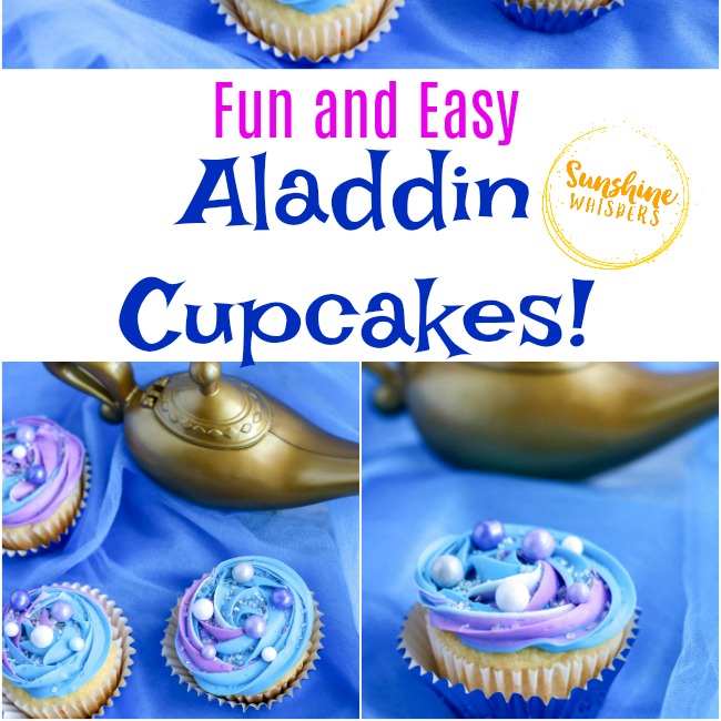 Fun and Easy Aladdin Cupcakes!
