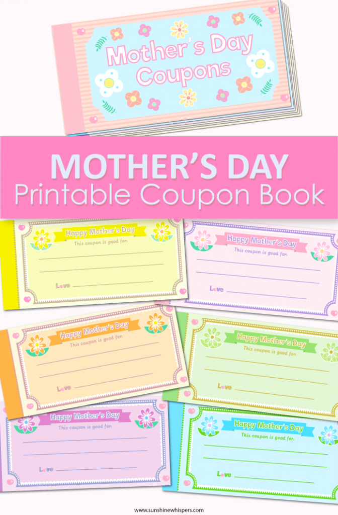20 Free Mother S Day Gift Ideas For Kids To Give Printable Included
