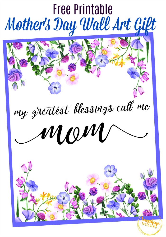 mother's day wall art