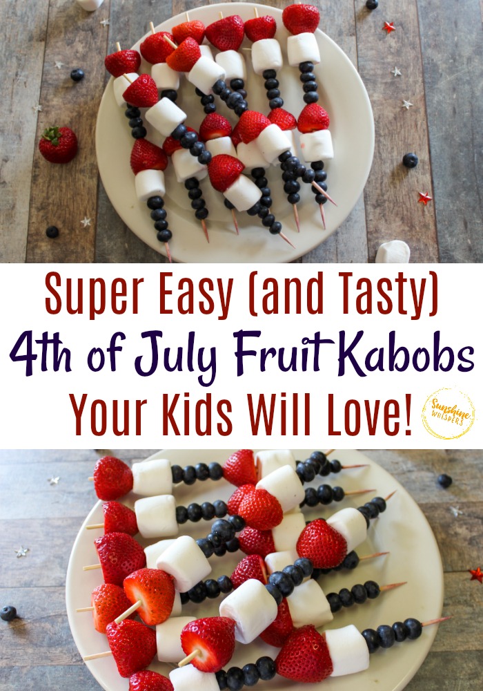 4th of July Fruit kabobs
