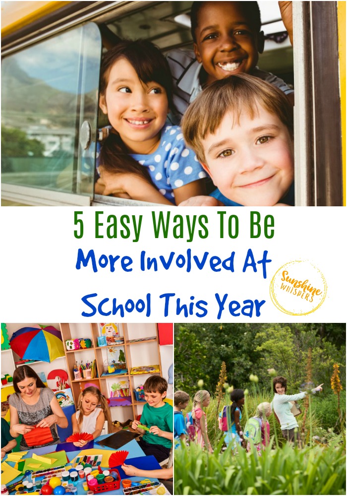 be more involved at school
