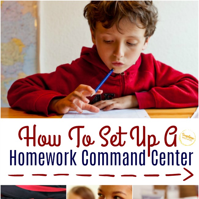 How to Set Up a Homework Command Center