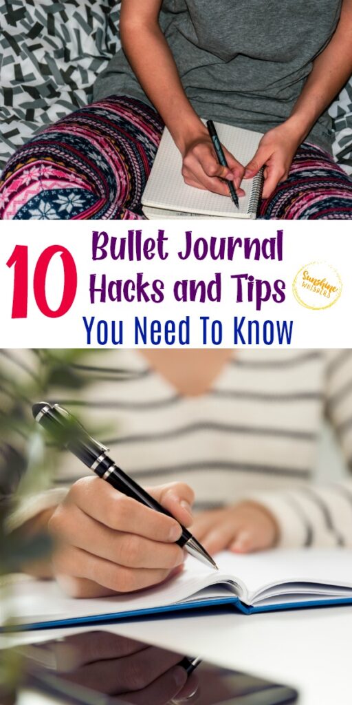 bullet journal hacks