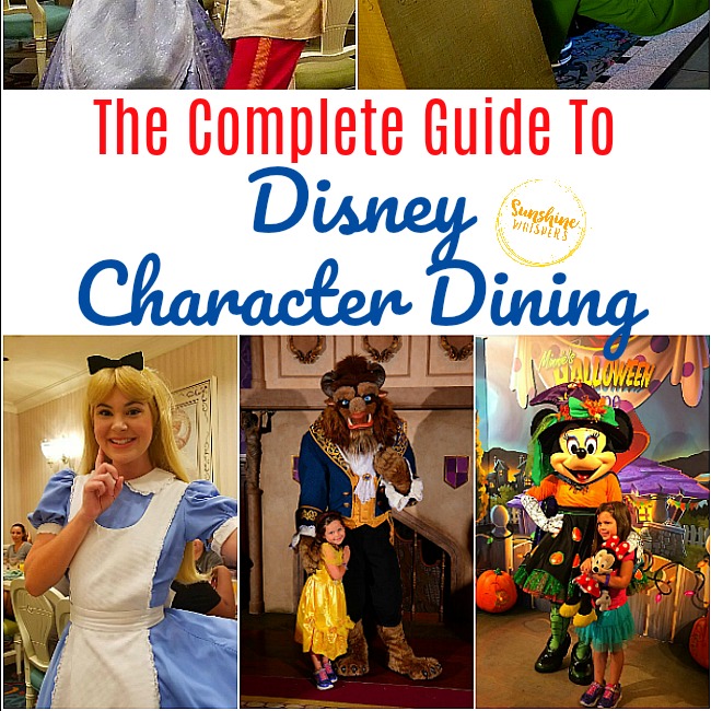 disney character dining