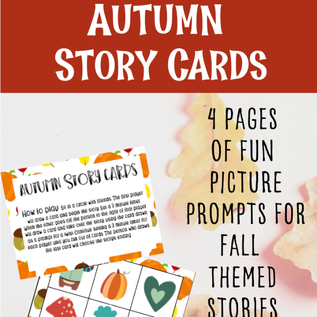 Autumn Story Cards FREE Printable