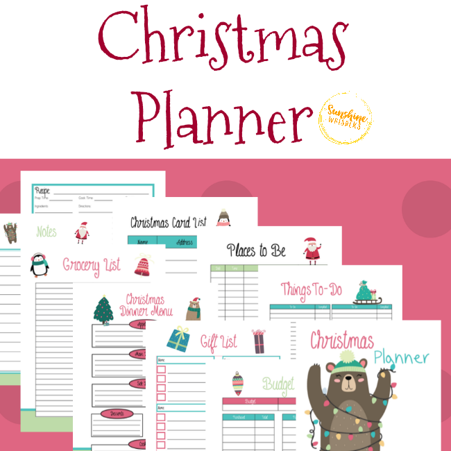 Christmas Planner FREE Printables