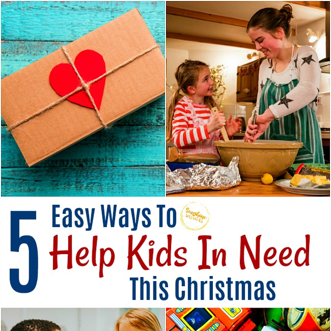 5 Easy Ways To Help Kids In Need This Christmas