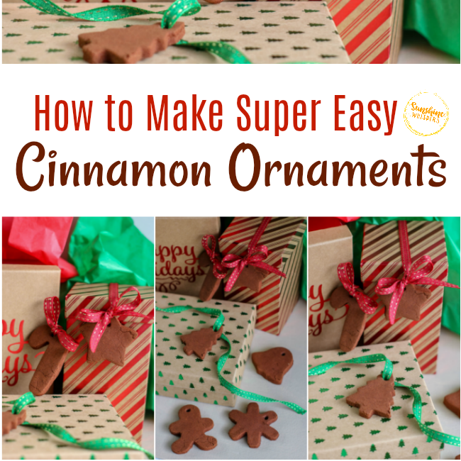 How To Make Super Easy Cinnamon Ornaments