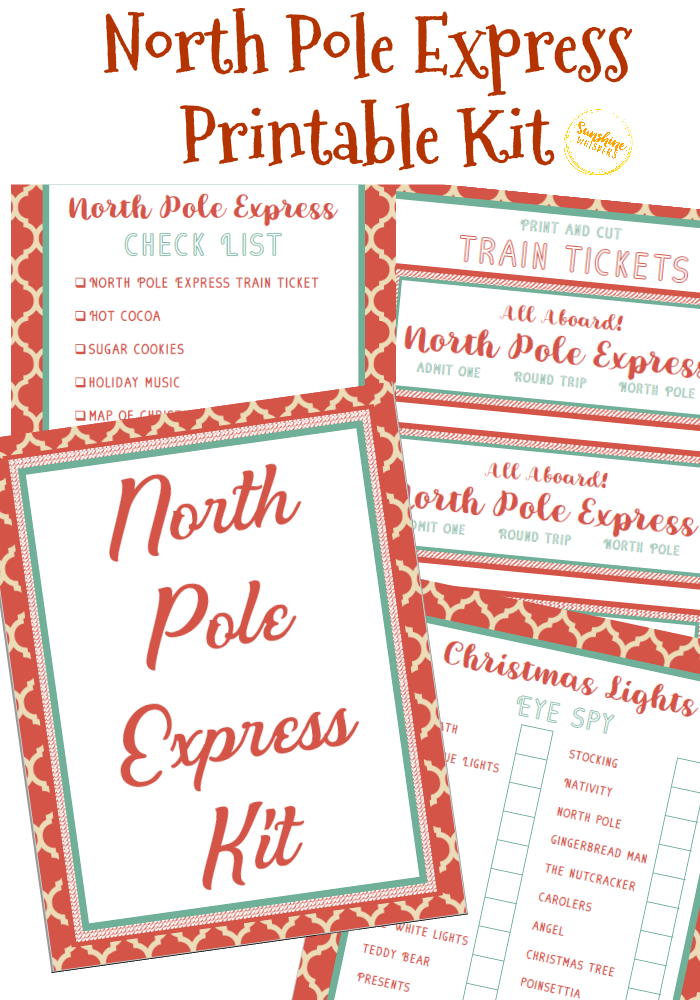 north pole express free christmas printable