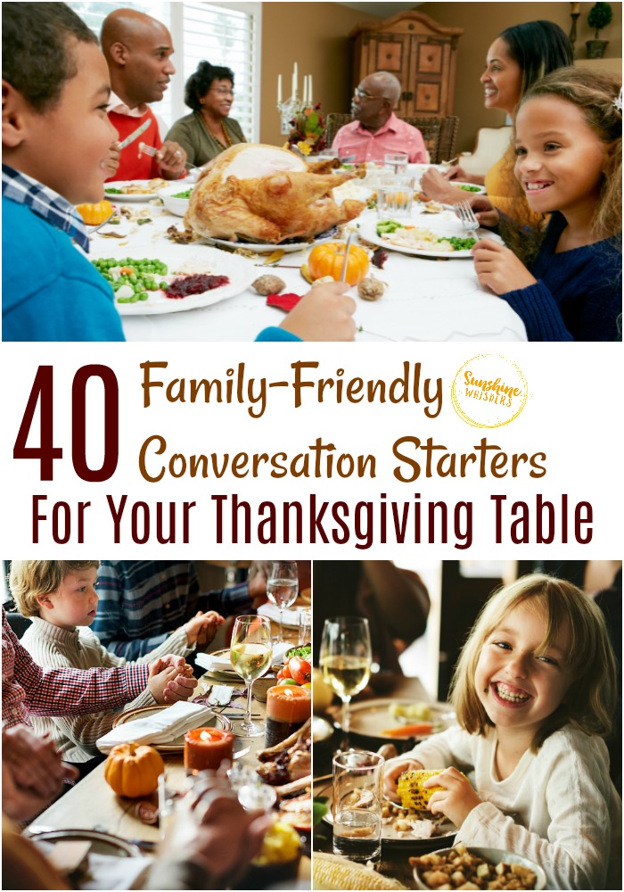 conversation starters for your thanksgiving