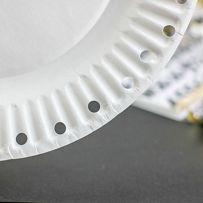 New Year's Paper Plate Clock Craft