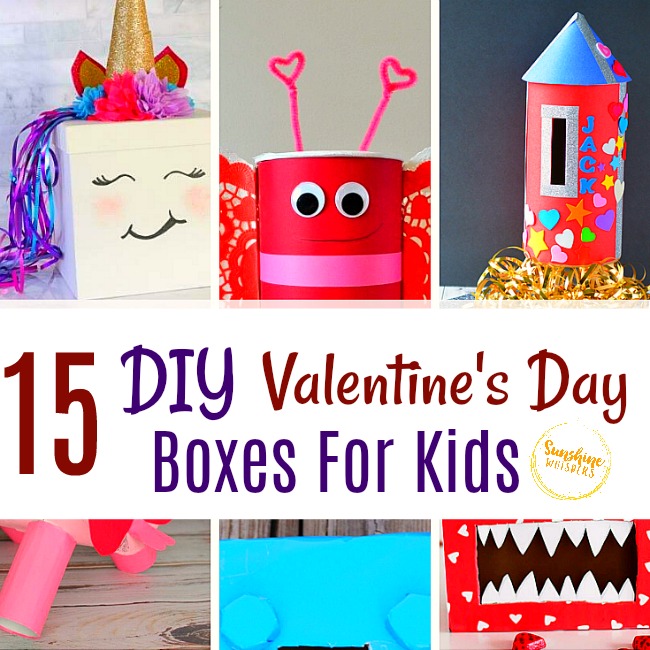 15 DIY Valentine’s Day Boxes For Kids