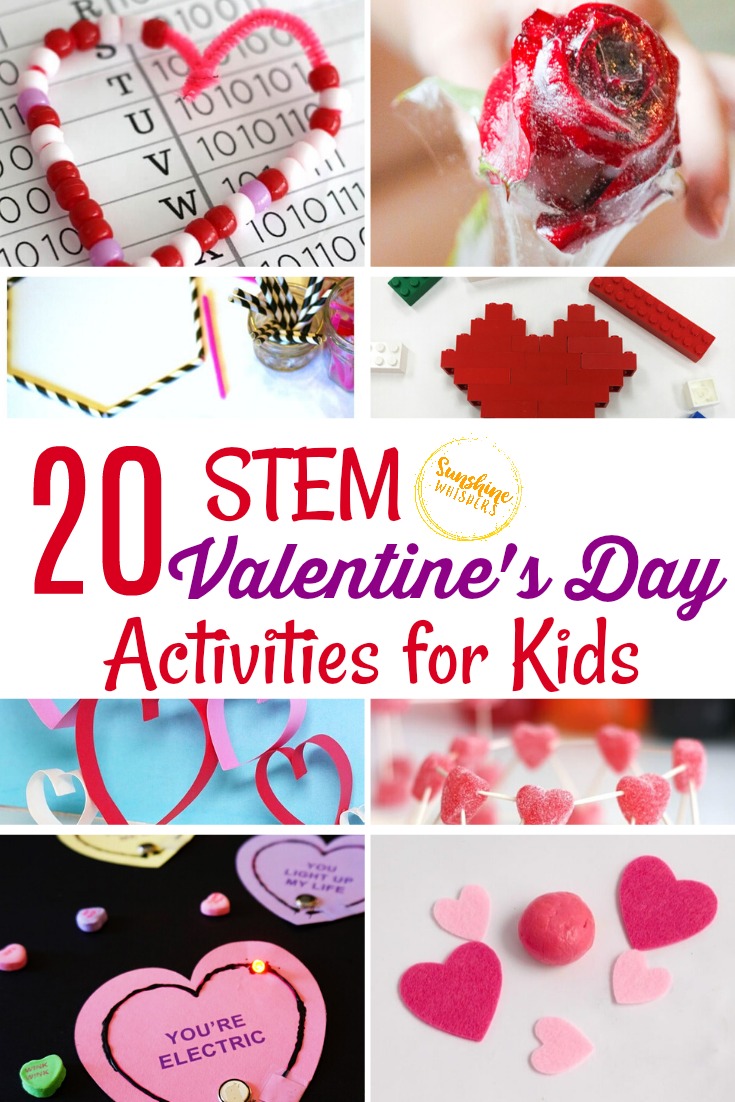 20 Stem Valentines Day Activities For Kids Sunshine Whispers