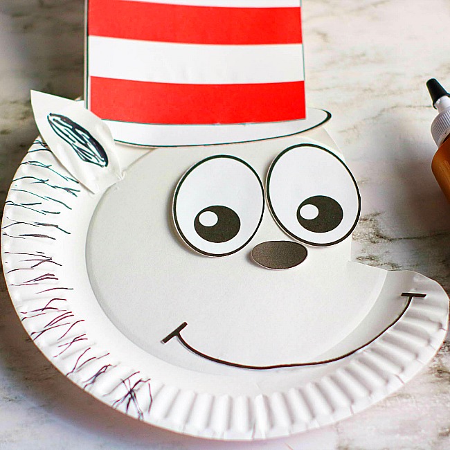 Cat In The Hat Paper Plate Craft