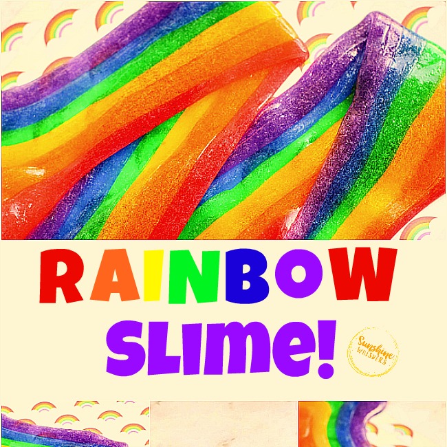 Super Bright And Happy Rainbow Slime!