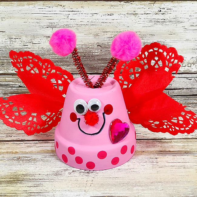 Clay Love Bug Craft for Kids