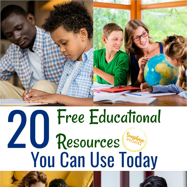 20 Free Educational Resources You Can Use Today